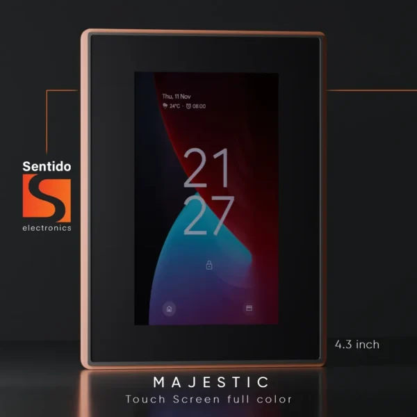 صفحه نمایش لمسی 4.3 اینچی Majestic مدل SS-MPTLC43.46-A